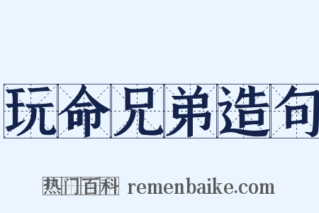 玩命兄弟造句是什么意思的图片